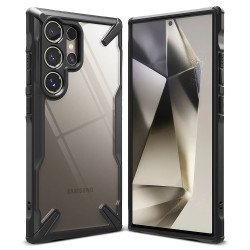 Ringke Fusion X Back Cover hoesje voor Samsung Galaxy S24 Ultra - Zwart