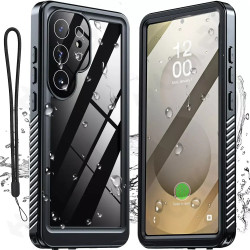 Shellbox Waterproof IP68 hoesje voor Samsung Galaxy S25 Ultra - Zwart