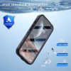 Shellbox Waterproof IP68 hoesje met MagSafe voor Apple iPhone 16 Plus - Zwart 1
