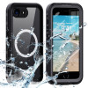 Shellbox Waterproof IP68 hoesje met MagSafe voor Apple iPhone 16e - Zwart 0