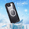 Shellbox Waterproof IP68 hoesje met MagSafe voor Apple iPhone 16e - Zwart 5