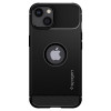 Spigen Rugged Armor Back Cover hoesje voor Apple iPhone 13 Mini - Zwart 1