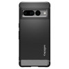 Spigen Rugged Armor Back Cover hoesje voor Google Pixel 7 Pro - Mat Zwart 1