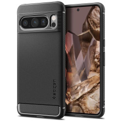 Spigen Rugged Armor Back Cover hoesje voor Google Pixel 8 Pro - Zwart