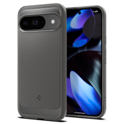 Spigen Rugged Armor Back Cover hoesje voor Google Pixel 9 / 9 Pro - Lichtgrijs