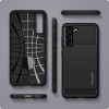 Spigen Rugged Armor Back Cover hoesje voor Samsung Galaxy S21 FE - Zwart 6