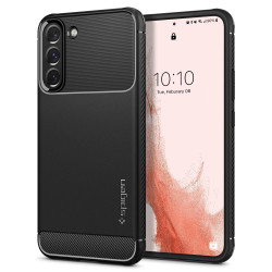 Spigen Rugged Armor Back Cover hoesje voor Samsung Galaxy S22 - Zwart