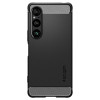 Spigen Rugged Armor Back Cover hoesje voor Sony Xperia 1 VI - Zwart 1