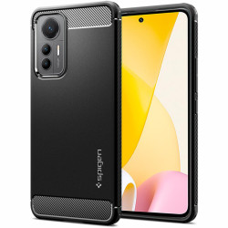 Spigen Rugged Armor Back Cover hoesje voor Xiaomi 12 Lite - Zwart