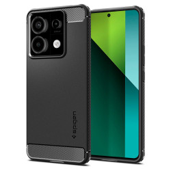 Spigen Rugged Armor Back Cover hoesje voor Xiaomi Redmi Note 13 Pro 5G / Xiaomi Poco X6 - Zwart