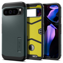 Spigen Tough Armor Back Cover hoesje voor Google Pixel 9 Pro XL - Donkergroen