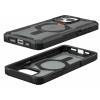 UAG Plasma XTE Kickstand Back Cover hoesje met MagSafe voor Apple iPhone 15 Pro Max - Oranje/Zwart 1