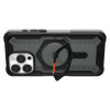 UAG Plasma XTE Kickstand Back Cover hoesje met MagSafe voor Apple iPhone 15 Pro Max - Oranje/Zwart 4