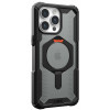 UAG Plasma XTE Kickstand Back Cover hoesje met MagSafe voor Apple iPhone 15 Pro - Oranje/Zwart 2