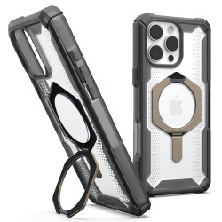 UAG Plasma XTE Kickstand Back Cover hoesje met MagSafe voor Apple iPhone 16 Pro Max - Titanium/Zwart