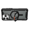 UAG Plasma XTE Kickstand Back Cover hoesje met MagSafe voor Apple iPhone 16 Pro - Oranje/Zwart 5