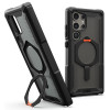 UAG Plasma XTE Kickstand Back Cover hoesje met MagSafe voor Samsung Galaxy S24 Ultra - Oranje/Zwart 0