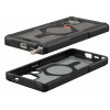 UAG Plasma XTE Kickstand Back Cover hoesje met MagSafe voor Samsung Galaxy S24 Ultra - Oranje/Zwart 3