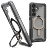 UAG Plasma XTE Kickstand Back Cover hoesje met MagSafe voor Samsung Galaxy S25 Plus - Titanium/Zwart 0