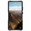 UAG Plasma XTE Kickstand Back Cover hoesje met MagSafe voor Samsung Galaxy S25 Ultra - Oranje/Zwart 3