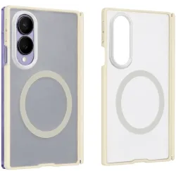 Blueo Skin Friendly Frosted Anti-Drop MagSafe Back Cover hoesje voor Samsung Galaxy Z Fold 8 - Lichtgrijs