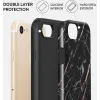 Burga Tough Back Cover hoesje voor Apple iPhone SE 2022/2020 / iPhone 7/8 - Rose Gold Marble 2