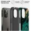 Burga Tough Back Cover hoesje voor Apple iPhone 12 / iPhone 12 Pro - Emerald Pool 1