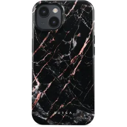 Burga Tough Back Cover hoesje voor Apple iPhone 15 - Rose Gold Marble
