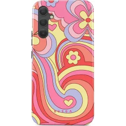 Burga Tough Back Cover hoesje voor Samsung Galaxy A34 - Roller Disco Limited Barbie Edition