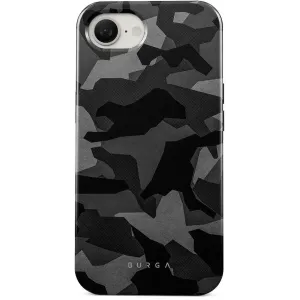 Burga Tough Back Cover hoesje voor Apple iPhone 17e/16e - Night Black Camo