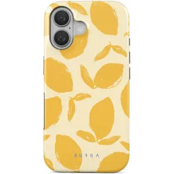 Burga Tough Back Cover hoesje met MagSafe voor Apple iPhone 16 - Lemon Tart