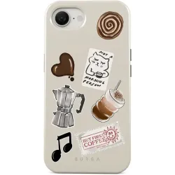 Burga Tough Back Cover hoesje met MagSafe voor Apple iPhone 16e - Oat Milk Please