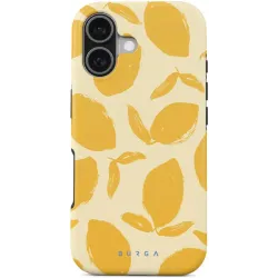 Burga Tough Back Cover hoesje met MagSafe voor Apple iPhone 17 - Lemon Tart