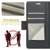 CASEME Litchi Texture Book Wallet Case hoesje voor Xiaomi Redmi 14C / Xiaomi Poco C75 - Zwart 4
