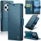 CASEME Litchi Texture Book Wallet Case hoesje voor Xiaomi Redmi 14C / Xiaomi Poco C75 - Blauw