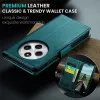 CASEME Litchi Texture Book Wallet Case hoesje voor Xiaomi Redmi 14C / Xiaomi Poco C75 - Groen 8