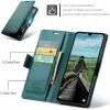CASEME Litchi Texture Book Wallet Case hoesje voor Xiaomi Redmi 14C / Xiaomi Poco C75 - Groen 9