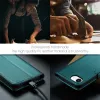 CASEME Litchi Texture Book Wallet Case hoesje voor Apple iPhone 17e/16e - Groen 2
