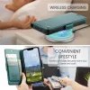 CASEME Litchi Texture Book Wallet Case hoesje voor Apple iPhone 17e/16e - Groen 8