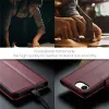 CASEME Litchi Texture Book Wallet Case hoesje voor Apple iPhone 17e/16e - Rood 2