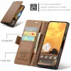 CASEME Litchi Texture Book Wallet Case hoesje voor Google Pixel 9a - Bruin 9