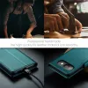 CASEME Litchi Texture Book Wallet Case hoesje voor Google Pixel 9a - Groen 4