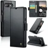 CASEME Litchi Texture Book Wallet Case hoesje voor Google Pixel 9a - Zwart