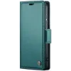 CASEME Litchi Texture Book Wallet Case hoesje voor Samsung Galaxy S25 - Groen 5