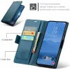 CASEME Litchi Texture Book Wallet Case hoesje voor Samsung Galaxy S25 Plus - Blauw 7