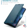 CASEME Litchi Texture Book Wallet Case hoesje voor Samsung Galaxy S25 Plus - Blauw 8