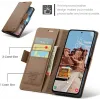CASEME Litchi Texture Book Wallet Case hoesje voor Samsung Galaxy S25 Plus - Bruin 7