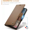 CASEME Litchi Texture Book Wallet Case hoesje voor Samsung Galaxy S25 Plus - Bruin 8
