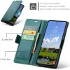 CASEME Litchi Texture Book Wallet Case hoesje voor Samsung Galaxy S25 Plus - Groen 7