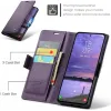 CASEME Litchi Texture Book Wallet Case hoesje voor Samsung Galaxy S25 Plus - Paars 7